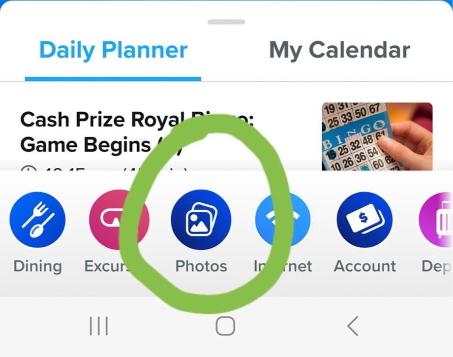 New Photo Feature Spotted on Royal Caribbean App